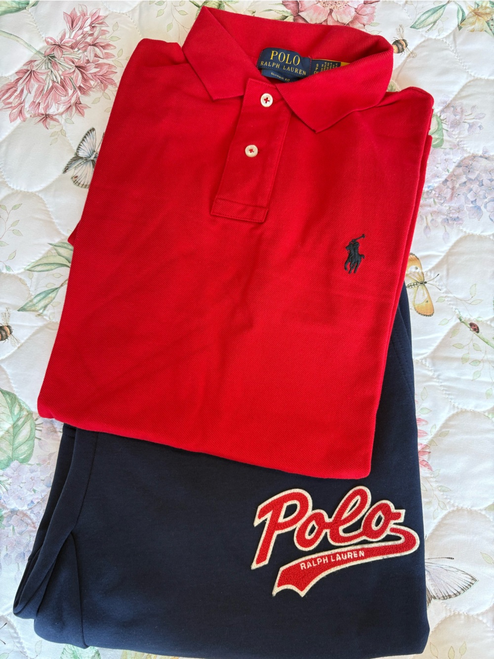 Men’s polo Ralph Lauren shirt and polo set